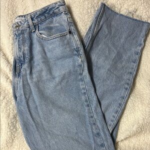 Zara Light Blue Straight Leg Jeans